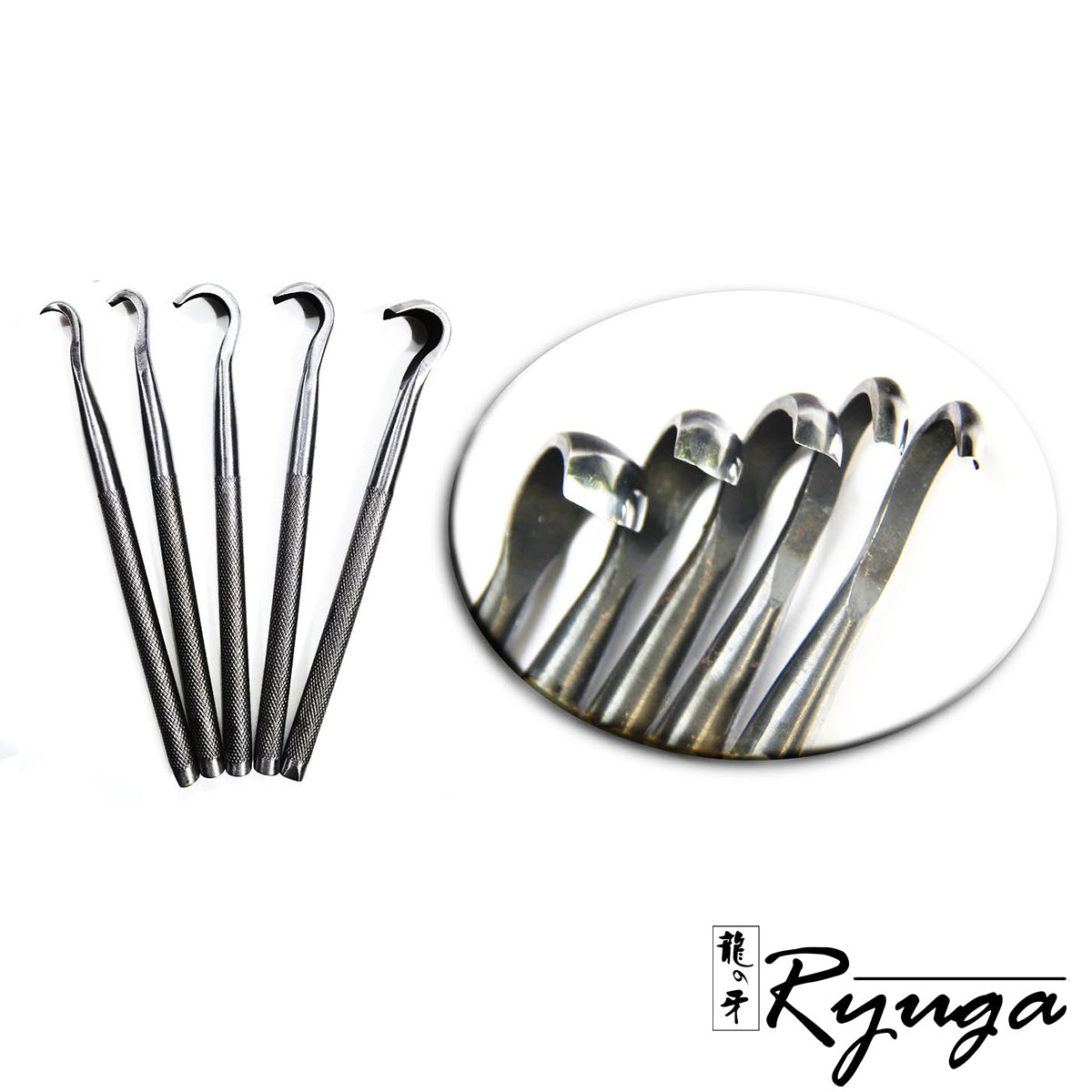 CT-A Carving Set - 5 Piece Carbon Steel